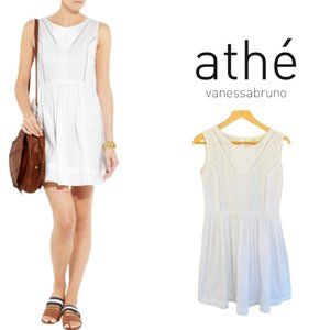 Athe Vanessa Bruno lace cotton poplin dress
